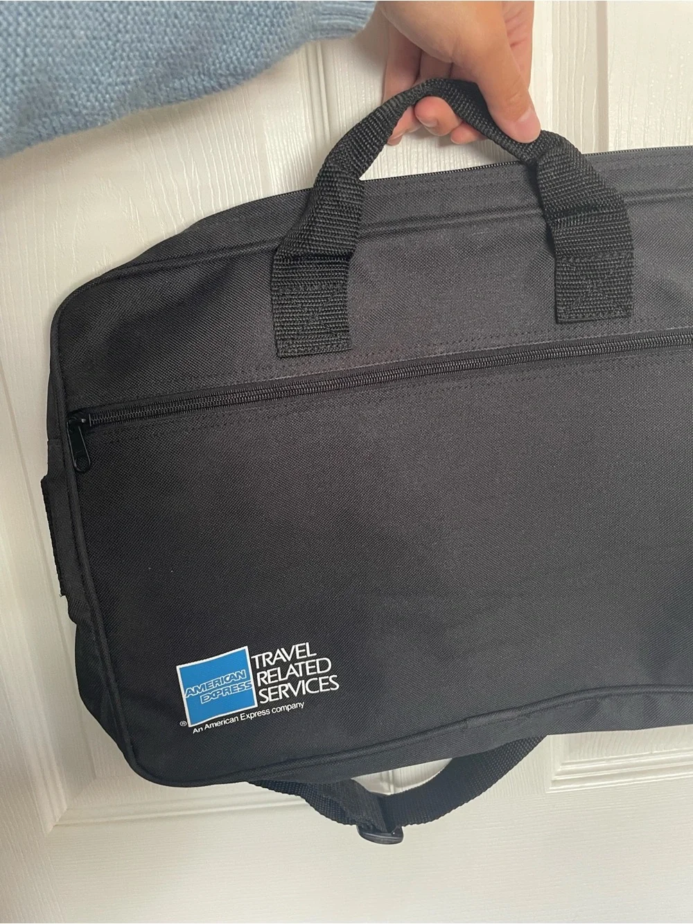 American Express Travel Related Services Black Computer Bag